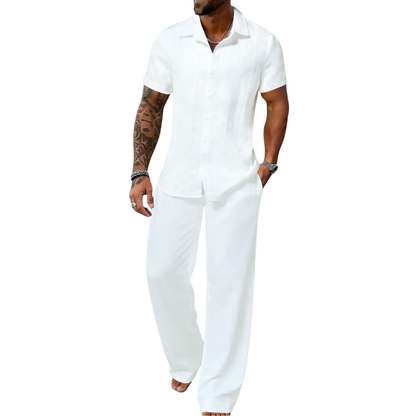 🔥Men's Plain Textured Set